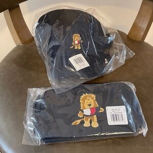 Tommy Hilfiger Kids' Embroidered Lion Belt Bag & Baseball Cap NWT Size 4-7